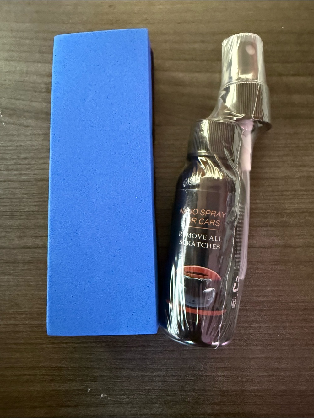 Nano Car Scratch Repair Spray with Blue Foam Applicator